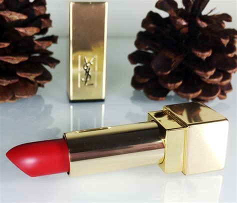 ysl rouge rock temptalia|YSL red lipstick review.